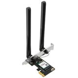 Mercusys MA70XE - Wi-Fi 6 PCIe-adapter - Zwart - Bluetooth 5.4 - Tot 1201 Mbit/s