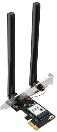 Mercusys MA70XE - Wi-Fi 6 PCIe-adapter - Zwart - Bluetooth 5.4 - Tot 1201 Mbit/s