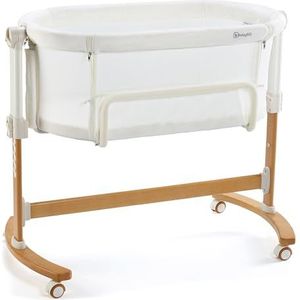 babyGO Co-sleeper Amila Creme - Slimme 2-in-1 Oplossing voor Baby's