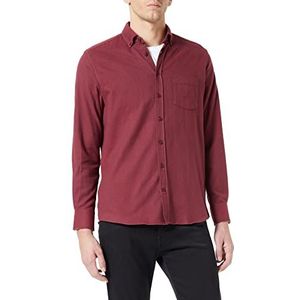 Daniel Hechter Heren shirt B.D. Casual RF hemd, Dark Red, XXL