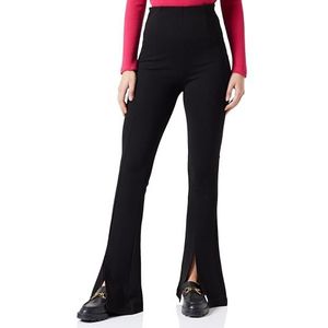 Trendyol Dames Gerade Hohe Taille Hose Shorts, Zwart, 32