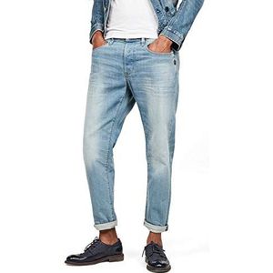 G-Star Raw heren Jeans Loic Relaxed Tapered Jeans, Blauw (Sun Faded Cyan B767-b164), 34W / 34L