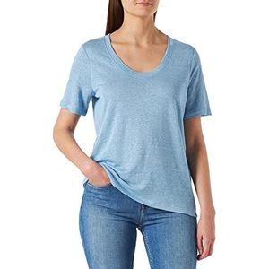 Part Two PiePW TS T-shirt Relaxed Fit, Dusk Blue, Large Vrouwen