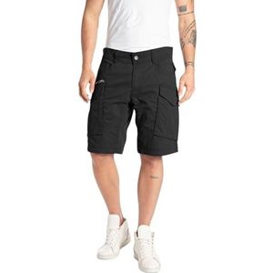 Replay Heren cargoshorts Joe Short Regular Fit met stretch, Black 098, 36W