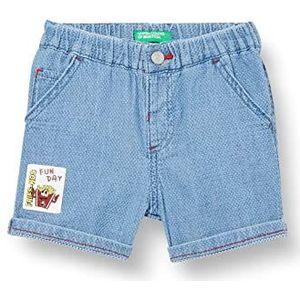 United Colors of Benetton Shorts voor kinderen en jongens, lichtblauw 901, 3 Maanden