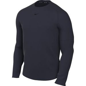 Nike FB7919-451 M NP DF Tight Top LS shirt met lange mouwen heren obsidiaan/zwart maat XL