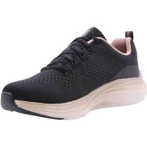 Skechers Dampschuim voor dames, zwart gaas/roségoud trim, 8 UK, Zwarte Mesh Rose Gouden Trim, 41 EU