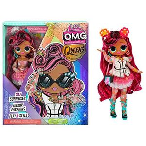 L.O.L. Surprise! OMG Queens Fashion Doll - MISS DIVINE - Met 20 verrassingen inclusief outfit, accessoires, standaard en meer - Verzamelbaar - Voor jongens en meisjes - 4+ jaar