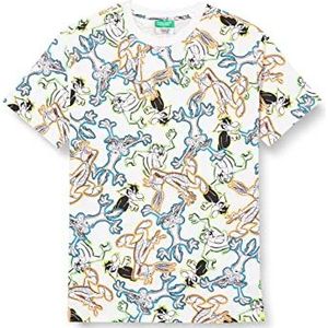 United Colors of Benetton T-shirt voor kinderen en jongens, Multicolore 79l, 170 cm