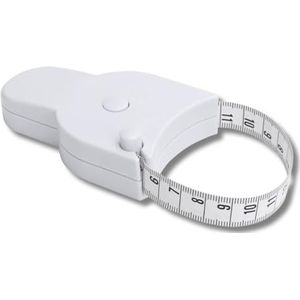 PARENCE.- Automatisch meetlint 150 cm omtrek - Zacht meetlint in centimeters voor lichaam, taille, kleding, doe-het-zelf, naaien, fitness, nauwkeurig en compact gereedschap