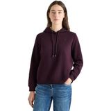 Cecil - Hoodie - Eggplant Red - Met Capuchon
