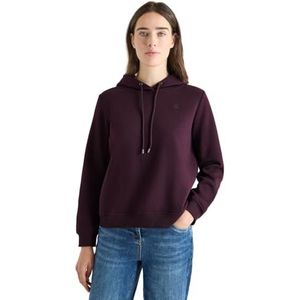 Cecil - Hoodie - Eggplant Red - Met Capuchon