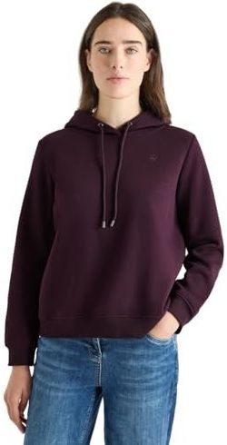 Cecil - Hoodie - Eggplant Red - Met Capuchon