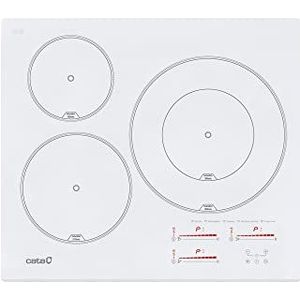 Cata - INSB 6003 WH - Plaque d'Induction - 3 Zones de Cuisson - 60 cm