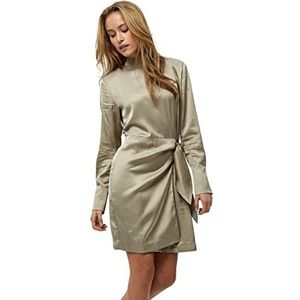 Minus Kamia Korte Jurk | Beige Jurken Voor Dames UK | Lente Damesjurken | Maat 18