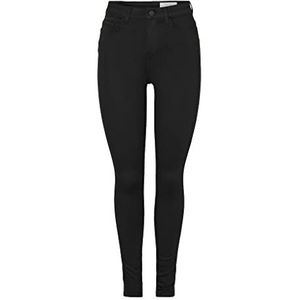 Noisy may Vrouwen NMCALLIE HW POWR SHPE Jeans VI308BL NOOS Jeanbroek, Zwart, 26/32, zwart, 26W x 32L