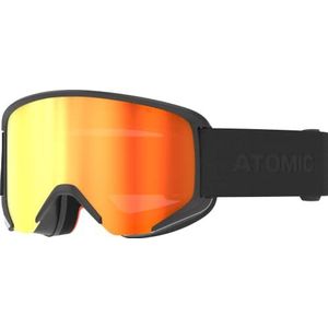 ATOMIC SAVOR STEREO Skibril - Zwart - Helder zicht en bescherming tegen verblinding - Hoogwaardige spiegeling - Live Fit frame - Over The Glasses-compatibel voor brildragers