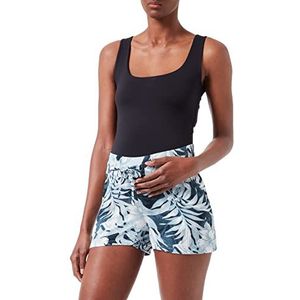 Noppies Dames Under The Belly Allover Print Niles Shorts, Blue Graphite - P334, 34 NL