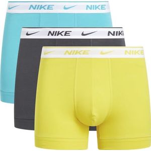 Nike Trunk 3PK ondergoed, DSTY Cactus/Light/Anth-White WB, L heren, Dsty Cactus/Light/Anth - White Wb, L