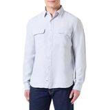 Replay - Chemise - Grijs - Linnen - Heren