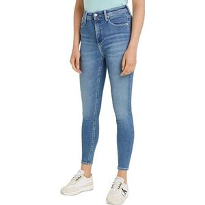 Calvin Klein Jeans Hoge taille super skinny enkelbroek voor dames, Denim Light, 25W
