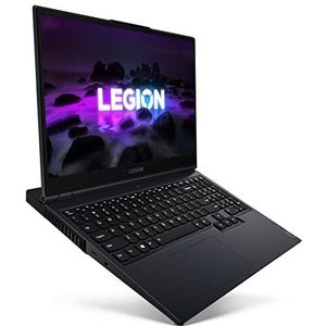 Lenovo Legion 5 Gen 6 Gaming Laptop 39,6 cm (15,6 inch), WQHD 165 Hz, AMD Ryzen 7 5800H, 16 GB RAM, 1 TB SSD, NVIDIA GeForce RTX 3070-8 GB, zonder besturingssysteem, blauw/zwart, Spaans