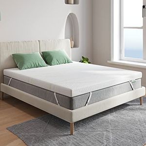 Novilla Mattress, Memory Foam, wit, 140 x 190 x 10 cm