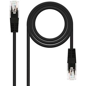 Monkey Ladder Ethernet-netwerkkabel RJ45 Cat.6 UTP AWG24, 100% koper, zwart, 2 m