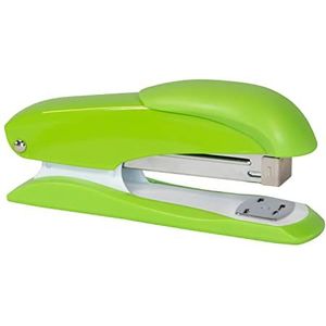 Idena 11543 - Nietmachine 13 cm, inclusief 50 nietjes 24/6, groen, voor 20 vel, 1 stuk