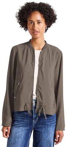 Street One Dames Zomerse blouson in Bruin, in size: 36