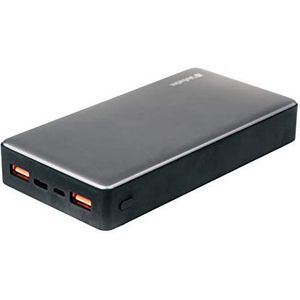 Verbatim Powerbank - 20.000 mAh, Quick Charge 3.0 & USB-C, 2 ingangen, snellaadfunctie, zwart