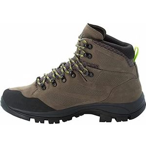 Jack Wolfskin Heren Rebellion Texapore Mid M middelhoog, BruinRood, 47 EU