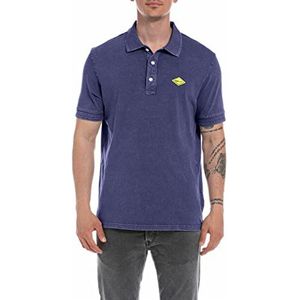 Replay Poloshirt voor heren, Navy Blue 880, S