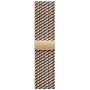 Apple Watch Band - Milanees bandje - 40 mm - Goud - Eén maat voor de meeste polsen