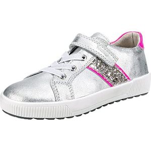 Richter Kinderschuhe Mathea sneakers voor meisjes, Silver Neon Fuchsia, 26 EU