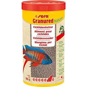 sera Granured Nature 1000 ml (565 g) - hoofdvoer voor kleinere carnivore cichliden, voer voor malawi en tanganjika