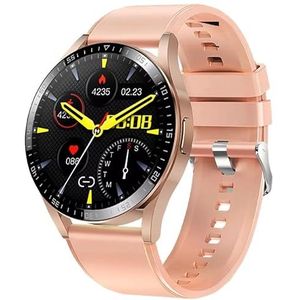 PRENDELUZ Smartwatch, roze, smartwatch met oproepfunctie, Bluetooth, touchscreen