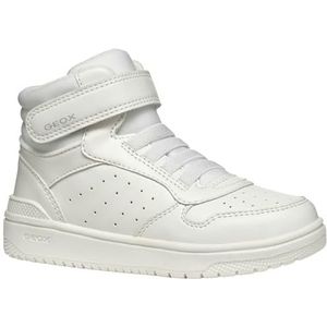 GEOX - J Washiba Girl - Hoge Sneakers - Wit - Synthetisch