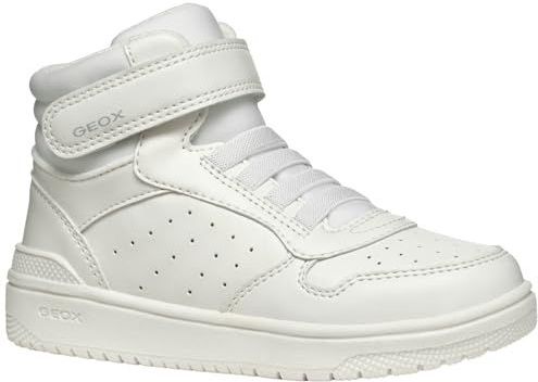 GEOX - J Washiba Girl - Hoge Sneakers - Wit - Synthetisch