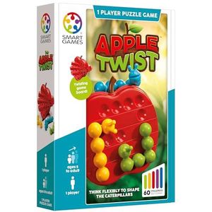 SmartGames Smart Games - Apple Twist, puzzelspel met 60 uitdagingen, 5+ jaar, Spaanstalig