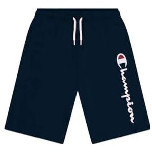 Champion Legacy Icons B - Script Logo Ultralight Spring Terry Bermuda Shorts, marineblauw, 5-6 jaar kinderen en jongens SS24, Navy Blauw, 5-6 Jaar