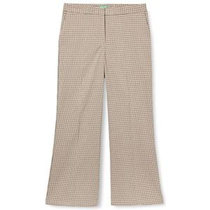 United Colors of Benetton Broek 4WWDDF029, Schottenbeige 911, 50 Dames