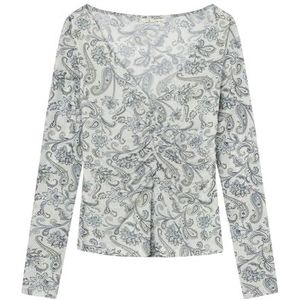 Springfield Nieuw structuurhemd met boomborduurwerk, wit, XS