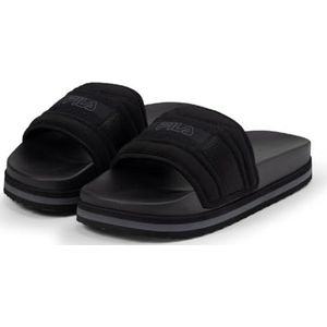 FILA Morro Bay Zeppa Lounge Slipper Wmn Slide Sandalen voor dames, zwart, 40 EU