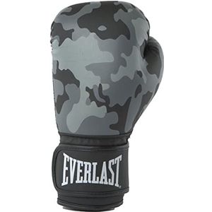 Everlast Unisex – bokshandschoenen voor volwassenen, Spark Glove trainingshandschoen, grijs camouflage, 300 ml