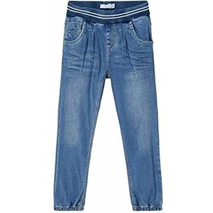 NAME IT Girl Jeans Powerstretch Baggy Fit, blauw (medium blue denim), 74 cm