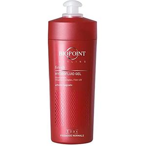 Biopoint Styling – Hydrofluid gel voor normaal haar, nat effect, zonder resten, hydraterende en beschermende werking, geeft definitie en glans, 200 ml