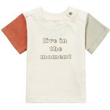 Noppies Baby Tee Maroa T-shirt met korte mouwen voor jongens, Pristine - N021, 50 cm