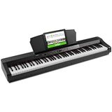 Alesis Prestige Artist – Digitale piano met 88 gewogen toetsen van volledig formaat met gegradeerde hammeractie, 30 keyboard piano geluiden en ingebouwde luidsprekers