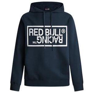 Red Bull Racing X Pepe Jeans Heren RBR Intarsia Logo Knit Hoody Knitwear, Blauw (Dulwich Blauw), L, Blauw (Dulwich Blue), L